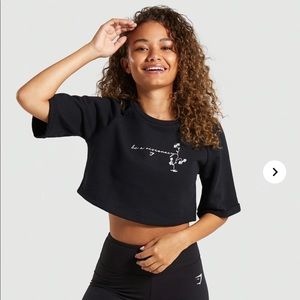 Gymshark Roots Boxy Cropped Sweater